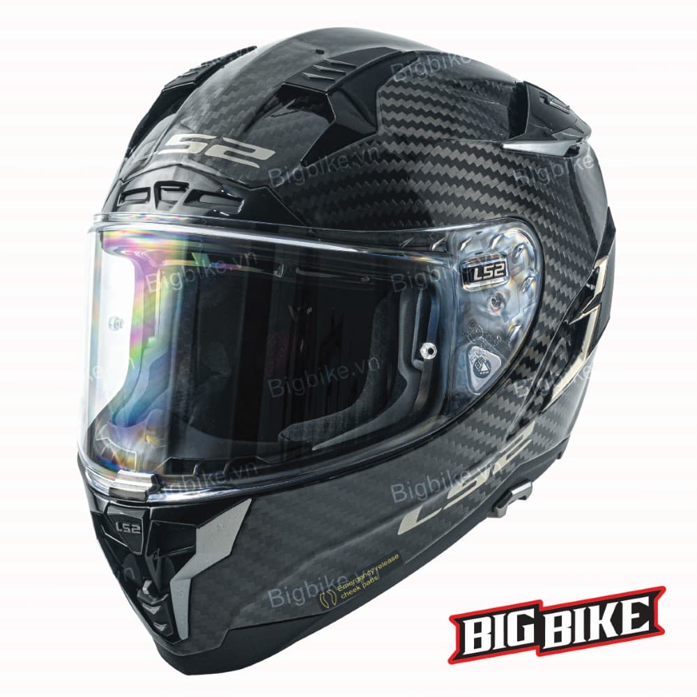 MŨ BẢO HIỂM LS2 FF327 CHALLENGER CARBON