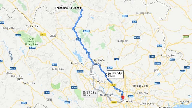 hà nội đến hà giang