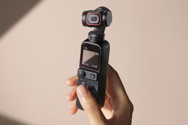 thiết kế gọn nhẹ của dji osmon pocket gimbal